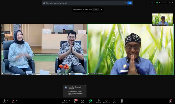 Kepala BPPSDMP, Dedi Nursyamsi pada acara MSPP volume 20, Jumat (12/07/2024) mengatakan bahwa salah satu faktor produksi pertanian adalah irigasi atau pengairan. (Foto: Dok. Kementan)