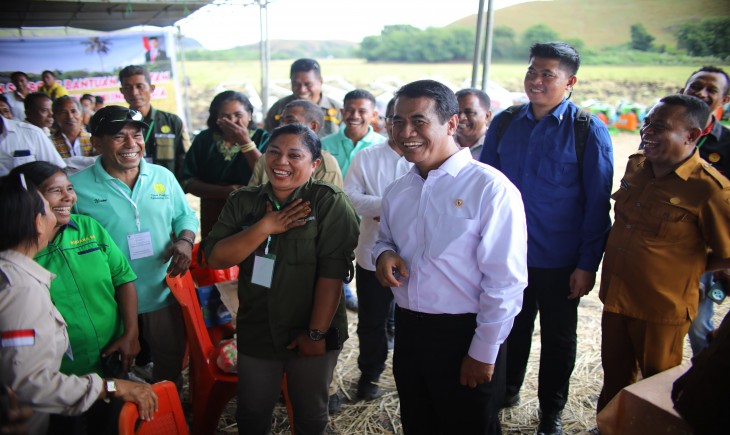 Petani Muda NTT Buktikan Bertani Itu Keren dan Menguntungkan. (Foto: dok. Kementan)