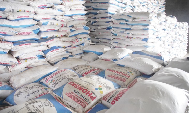 Penyaluran pupuk subsidi di Bengkulu capai 17.592 ton, didominasi jenis NPK. (Foto : Kementan)