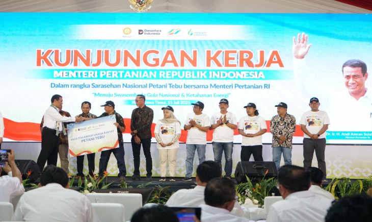 Kunjungi Kediri, Mentan Amran Paparkan 4 Solusi Tingkatkan Produktivitas Tebu Nasional. (Foto: dok. Kementan)