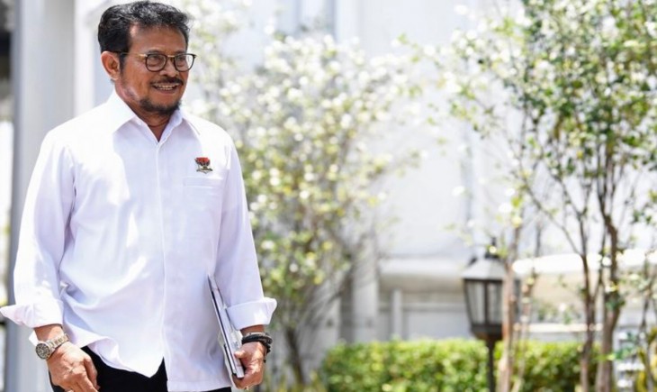 Foto : Menteri Pertanian Syahrul Yasin Limpo (Kompas.com)