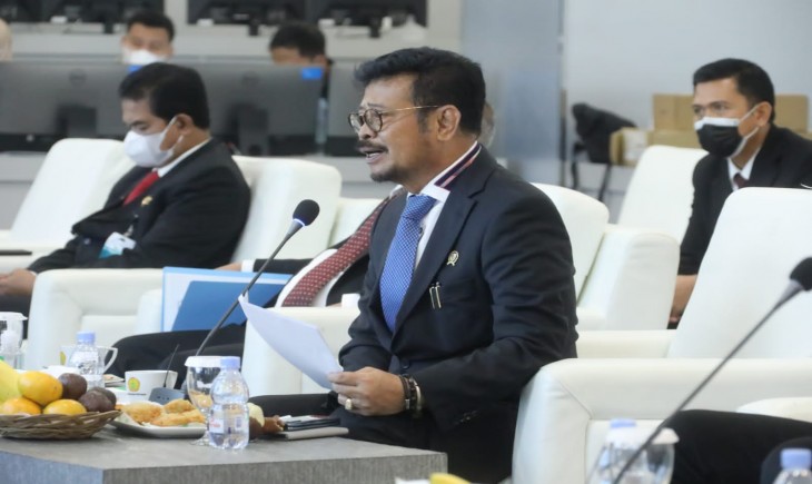 Foto : Menteri Syahrul Yasin Limpo.