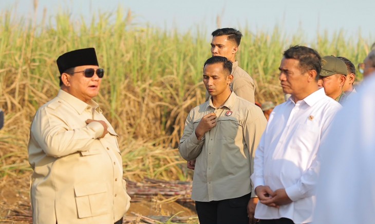 Pesiden Prabowo bersama Mentan Andi Amran. (Foto: Kementan)