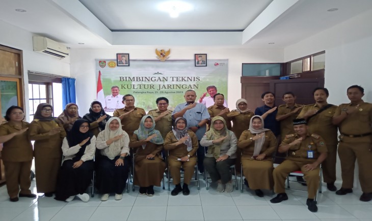Kementan Laksanakan Bimtek Kultur Jaringan di Kalimantan Tengah. (Dok. Kementan)