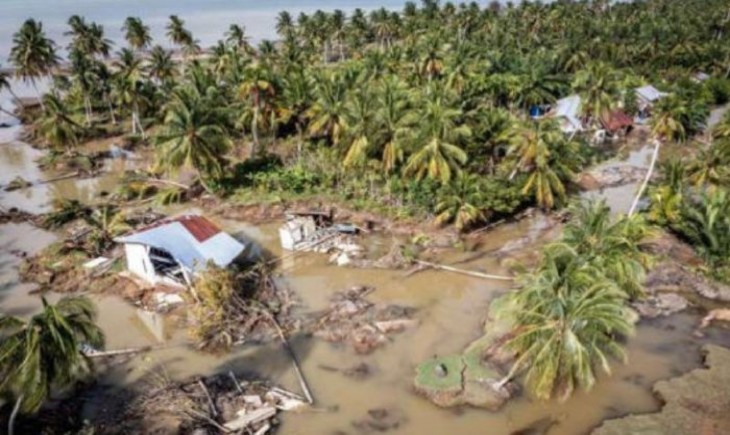Lahan pertanian terdampak bencana di Aceh. (Foto: Dinstanhub Aceh)