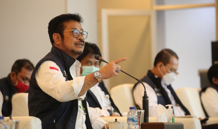 Foto : Kementan Gencarkan Pangan Online Ditengah Pemberlakuan Pembatasan Kegiatan Masyarakat (PPKM), Pandemi Covid-19.