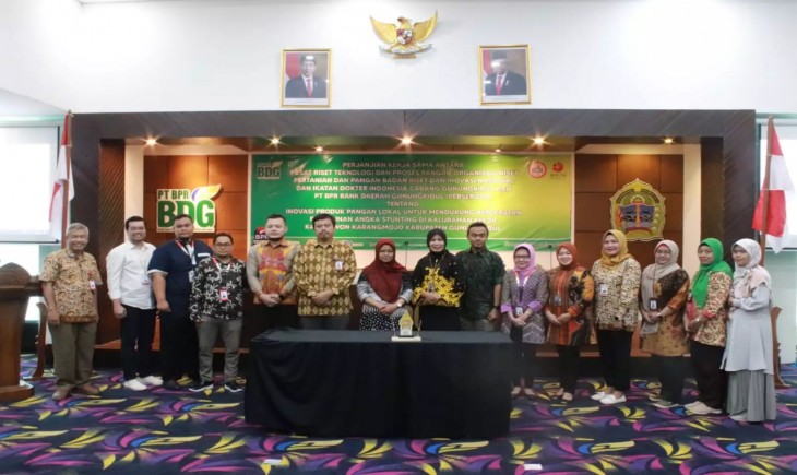 kerjasama tiga lembaga di Gunungkidul untuk menurunkan angka stunting (brin.go.id)