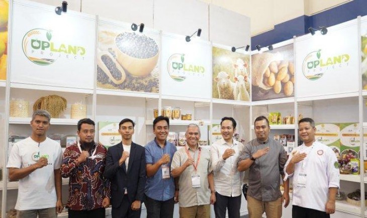 Foto : Upland Project Kementerian Pertanian dan Islamic Chef Cullinary Indonesia (ICCI) dalam event Trade Expo Indonesia ke-38.