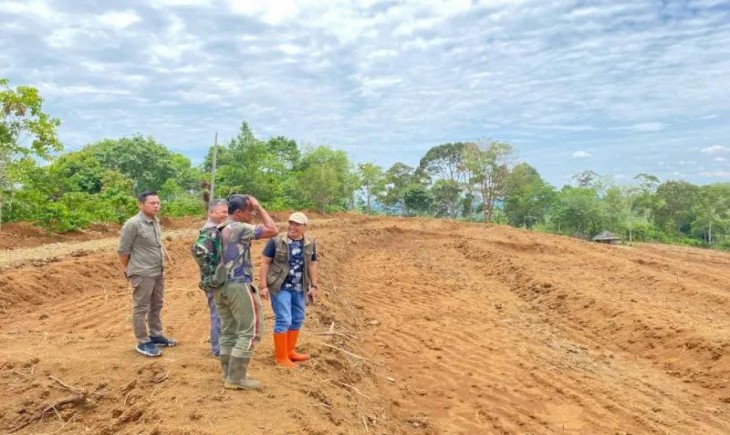 Rejang Lebong percepat cetak 1.075 hektare sawah baru, target rampung akhir tahun. (Foto : Dok. Distankan Rejang Lebong)
