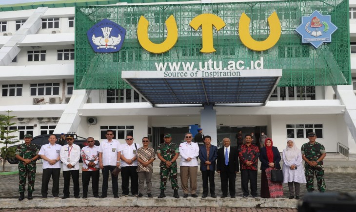 Foto : Wamentan Harvick Hasnul Qolbi saat memberikan kuliah umum di Universitas Teuku Umar (UTU), Aceh Barat, Selasa 1 November 2022.