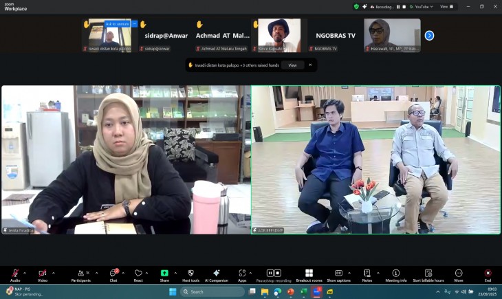 Program diskusi daring Ngobrol Asyik (Ngobras) Bersama Penyuluh edisi ke-32 (23/9/2025). (Foto: dok. Kementan)
