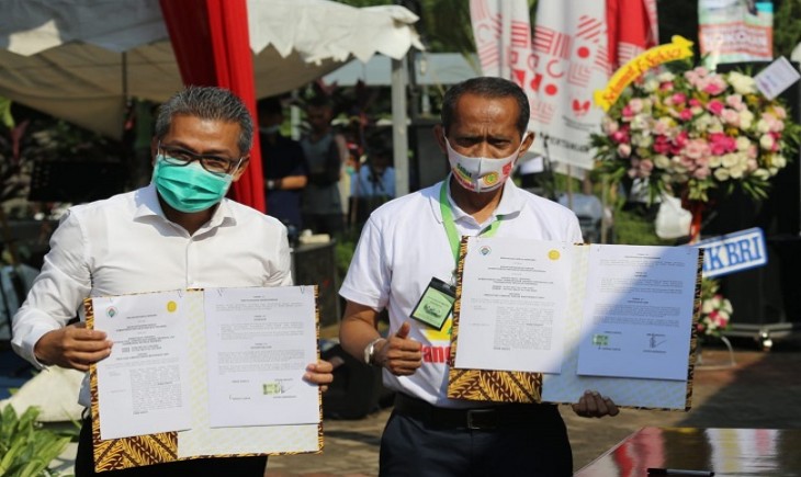 Foto : Kementan dan Kemendes PDTT. Sumber Foto : Gatra