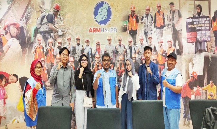 ARM HA-IPB menerima kunjungan dari adik-adik Relawan Mahasiswa IPB 2023, Badan Eksekutif Mahasiswa Keluarga Mahasiswa IPB University (BEM KM IPB). (Foto : ARM HA-IPB)