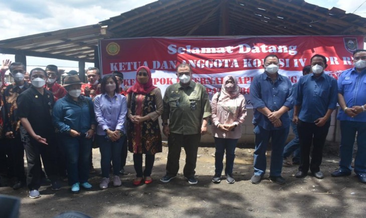 Foto : Dirjen PKH Kementan Dalam Kunjungan Kerjanya ke Boyolali Bersama Komisi IV DPR RI.