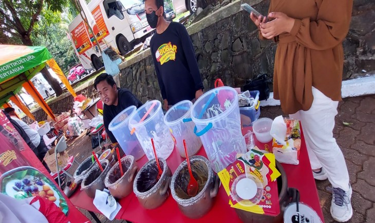 Foto : Bubur Barbar || di Bazaar Kementerian Pertanian RI.