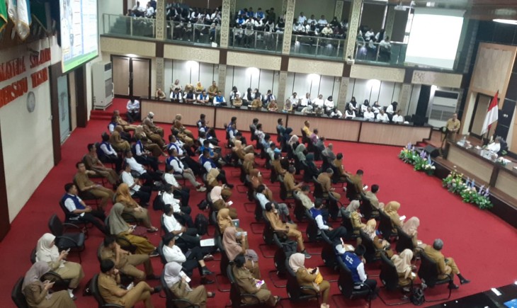 Dinas Pertanian Prov. Sumsel menjalin kerjasama dengan Universitas Sriwijaya (Unsri) untuk pelaksanaan Survei Investigasi Desain (SID) Optimasi Lahan (Oplah) Rawa Tahun 2024. (Pemprov Sumsel)