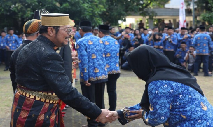 BPP Kecamatan Kemangkon, Purbalingga saat menerima penghargaan kementan (Purbalinggakab.go.id)