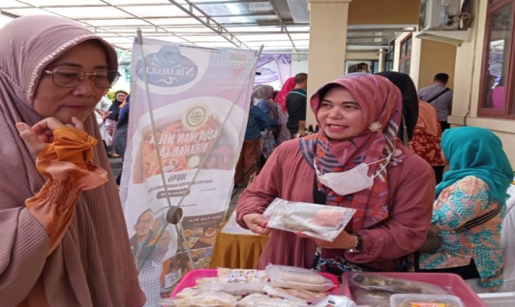 Pemkab Ciamis gelar bazar hasil ternak. (Foto Humas Pemkab Ciamis/ciamiskab.go.id)