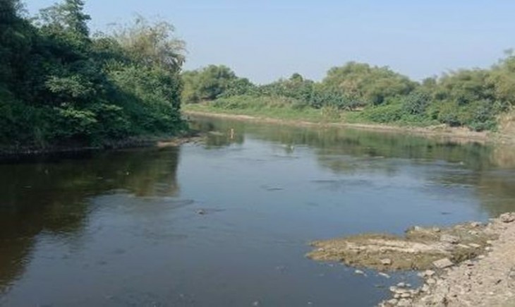 Kondisi Sungai Bengawan Solo tercemar limbah etanol, Jumat (11/10/2024).(Dok Intake IPA Semanggi, Solo)