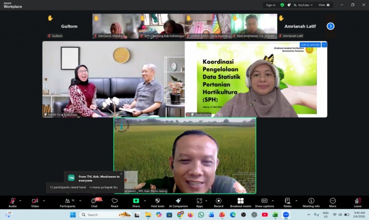 Perkuat Pengelolaan Data, Kementan Sosialisasikan Statistik Pertanian Hortikultura. (Foto: dok. Kementan)