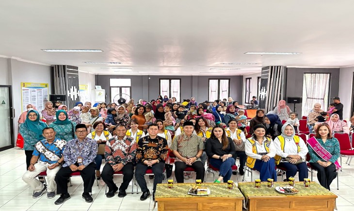 Bantuan untuk 50 anak stunting di Kota Bogor. (Prokompim Kota Bogor)