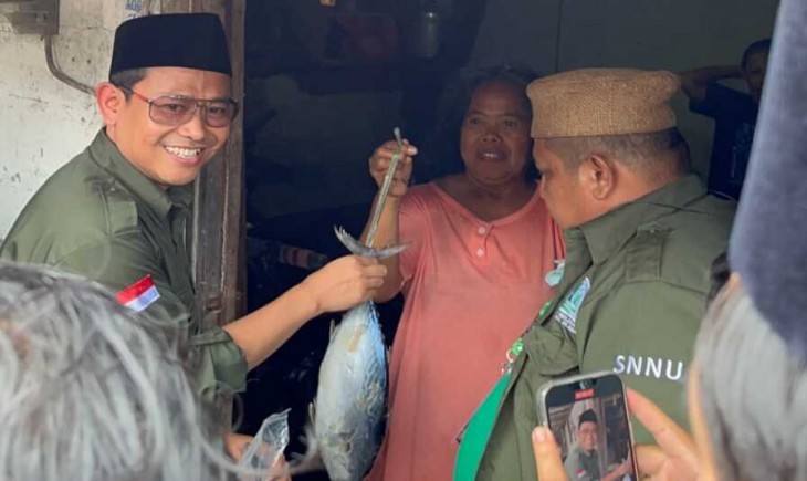 Ketua Umum Serikat Nelayan Nahdlatul Ulama (SNNU), Witjaksono peduli nelayan. (NUOnline)