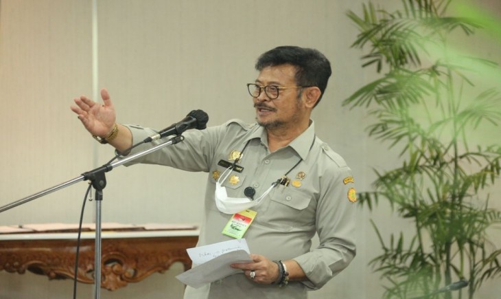 Foto : Mentan Menuturkan, Jalan Pertanian Menjadi Program Strategis Kementan.