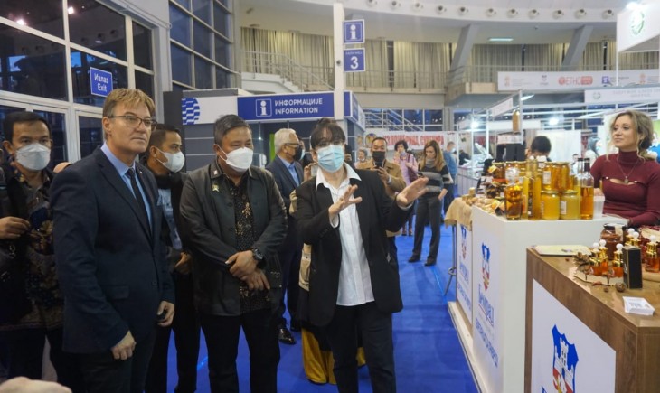 Foto : Dirjen Hortikultura Hadir di Serbia Bertepatan Event yang ada di Wilayah Setempat yaitu Belgrade Fair 15th Ethnic Food and Drink Fair.