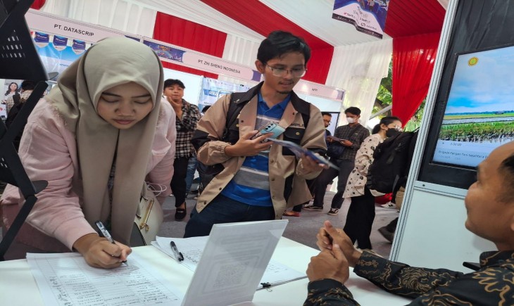 Job Fair 2025 Kementerian Ketenagakerjaan, Kamis (22/5). (Foto: dok. Kementan)