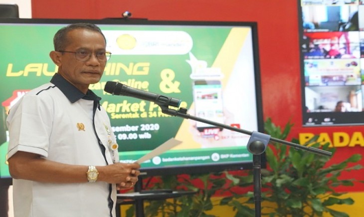 Foto : BKP Launching Bazar Online Dan Marketplace Pas Tani Di Seluruh Indonesia.