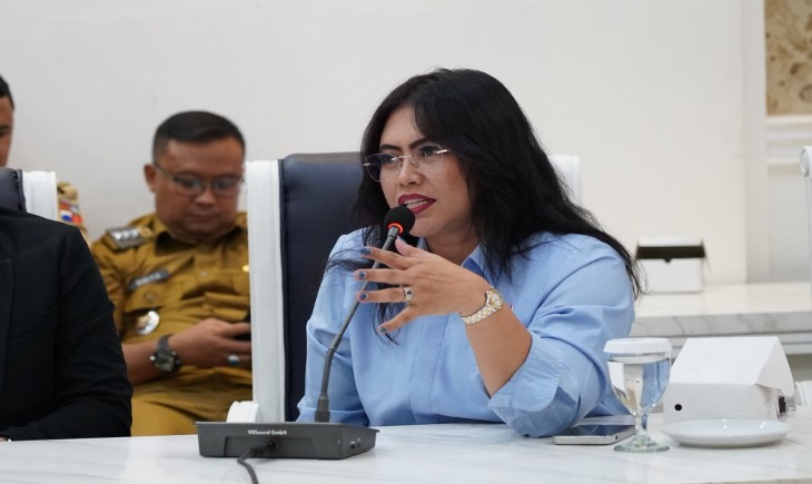 Anggota DPRD Kota Bogor Anita Primasari Mongan bicara Raperda RPPLH bisa segera disahkan melalui rapat paripurna. (HUMPROPUB DPRD Kota Bogor)
