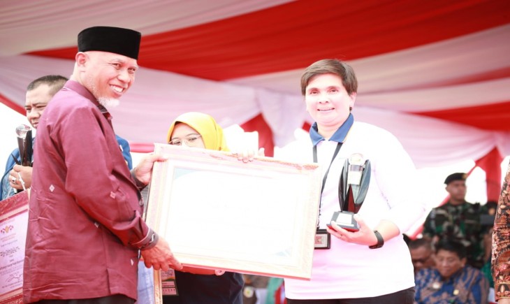 Pekan Nasional (Penas) Petani-Nelayan XVI, akhirnya resmi ditutup oleh Gubernur Mahyeldi Ansharullah, Kamis (15/6) . (Foto : Dok. Kementan)