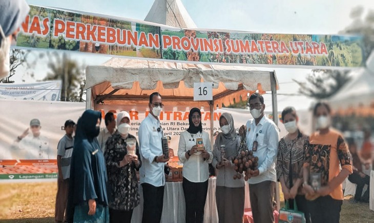 Foto : Pasar Mitra Tani di Sumatera Utara.