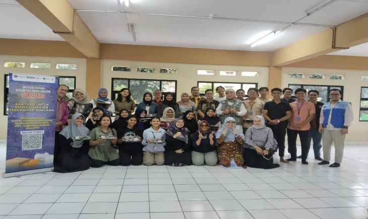 Foto: UWSD IPB Salurkan Bantuan Banjir Sumatera Melalui ARM HA-IPB.