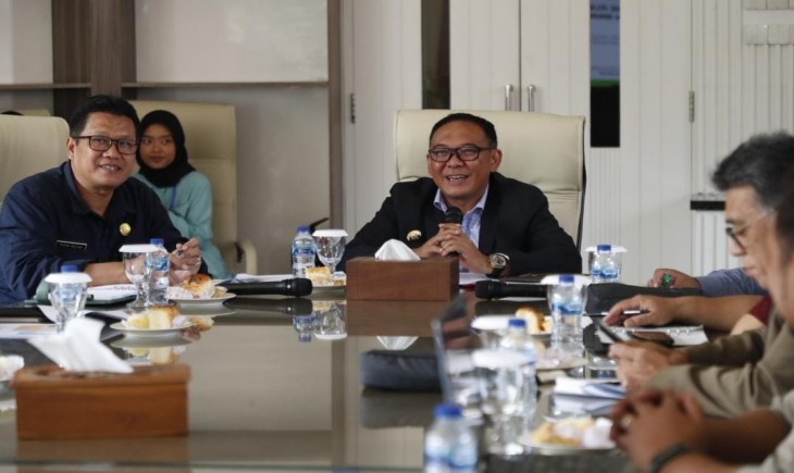 Caption :Plt Bupati Bogor menerima kunjungan Politeknik Pembangunan Pertanian Bogor di Pendopo (Humas Pemkab Bogor)