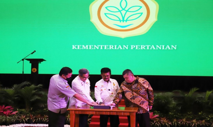 Foto : Kementan Bersama Badan Pengawas Keuangan Pemerintah (BPKP), Badan Reserse Kriminal (Bareskrim) Mabes Polri serta Kejaksaan RI .
