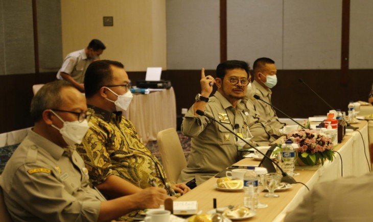 Foto : Mentan Ajak Perguruan Tinggi di Indonesia Untuk Mengekspose Inovasi Berbasiskan Teknologi dalam Menguatkan dan Meningkatkan Produktivitas Pangan Nasional.