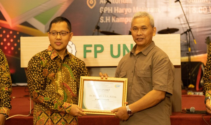 Wahyudi, alumni ITP FP UNS tahun 2005. (Foto : Dok. Alumni FP UNS)