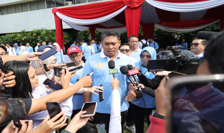 Wamentan Sudaryono usai menghadiri Peringatan Hari Antikorupsi Sedunia (Hakordia) 2025 di Kantor Pusat Kementan, Jakarta, Rabu (10/12/2025). (Foto: dok. Kementan)