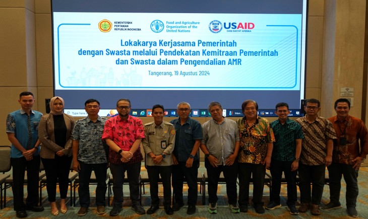 Kementan Gandeng Sektor Swasta Lawan AMR di Sektor Kesehatan Hewan. (Foto: Dok. Kementan)