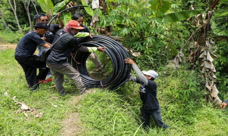 Petani di Garut dapat binaan relawan GMB untuk kembangkan pertanian berkelanjutan.(Foto : Detikcom)