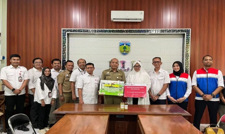 Kerja sama Perusahaan Gas Negara (PGN) dalam mengembangian padi Biosalin di pesisir Kabupaten Jepara, Senin (1/9/2025). (Foto : PGN)