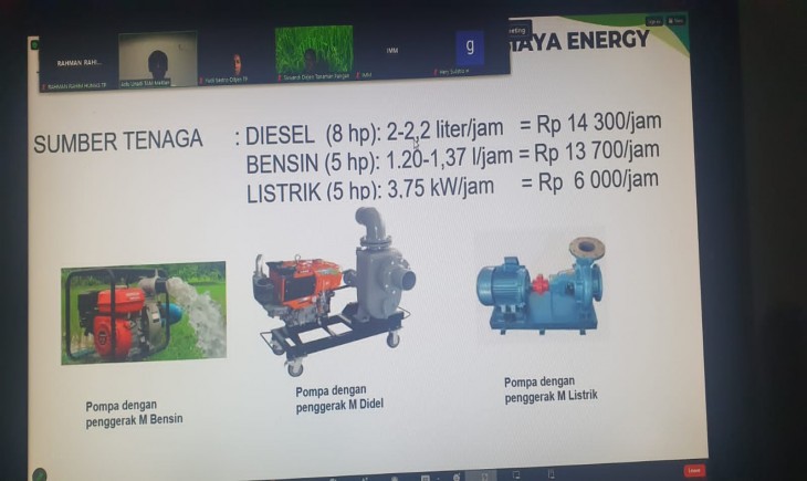 Program Gerakan Listrik Masuk Sawah (Gelisah). (Foto: Dok. Kementan)