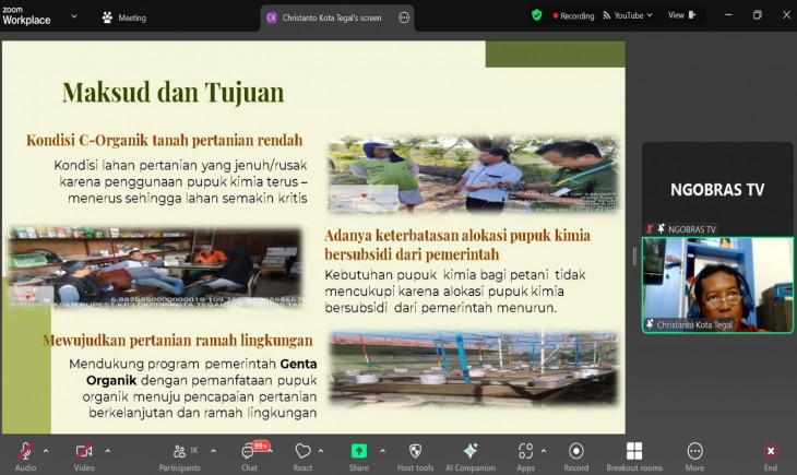 Ngobrol Asyik Penyuluhan (Ngobras) Volume 28, yang digelar Selasa (26/8/2025). (Foto: dok. Kementan)