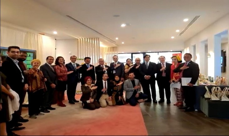 Foto : Gelaran acara 'One Day with Indonesian Coffee, Fruits, Floriculture (ODICOFF)' yang dilaksanakan di The Ven Embassy Row Washington DC 2015 Massachusetts Avenue NW.