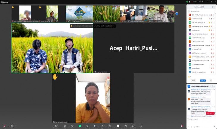 Dukung Program BP, Kementan Minta Penyuluh Aktif Kawal Data Simluhtan. (Foto: dok. Kementan)