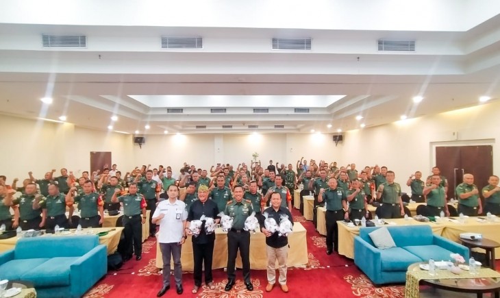 KPU Kota Bogor Melakukan Rakor Hankam bersama Babinsa se-Kota Bogor pada Kamis, 24 Agustus 2023 di hotel Pajajaran Bogor. (Foto: KPU Bogor)