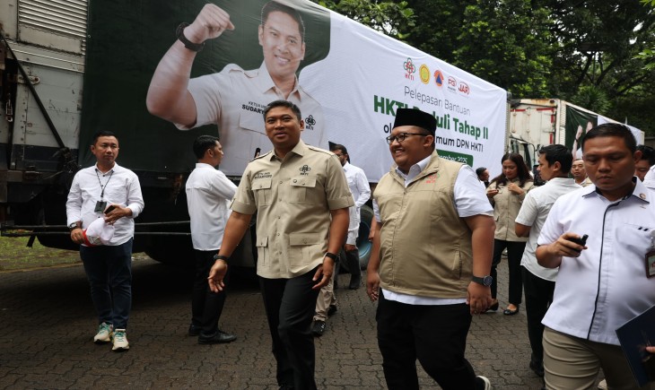 Wamentan Sudaryono usai pelepasan di Kantor Pusat HKTI, Jakarta, Rabu (31/12/2025). (Foto: dok. Kementan)