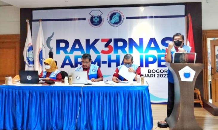 Foto : ARM HA-IPB Gelar Rapat Kerja Nasional III di Gedung Alumni IPB, Baranangsiang, Bogor, Jawa Barat.