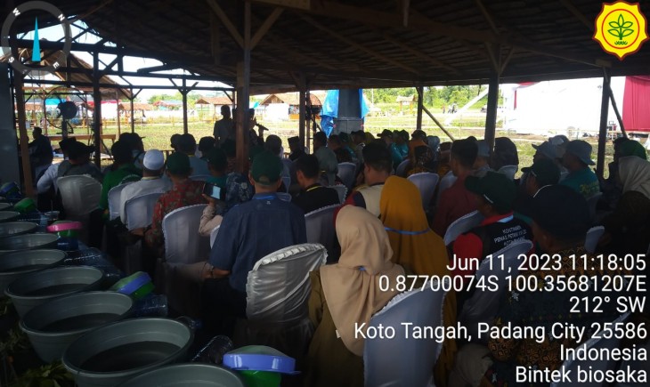 Kegiatan Bimtek Biosaka di Padang. (Dok. Kementan)